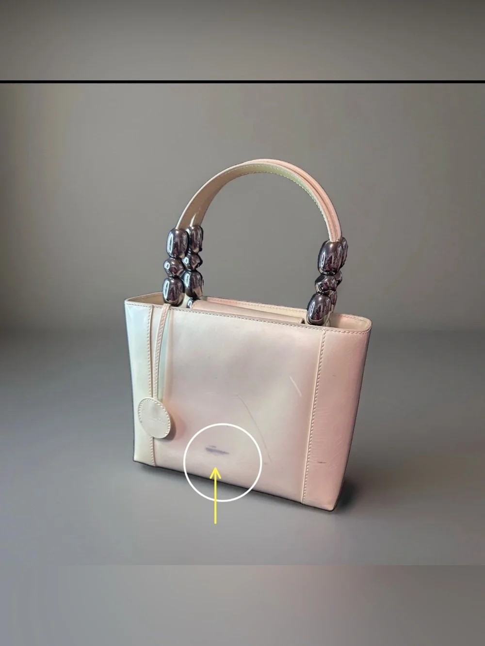 Christian Dior Maris Pearl Bag Patent leather Authentic